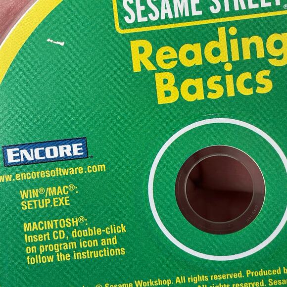 Sesame Street Disc Windows Mac Reading Basics & Elmo's Deep Sea Adventure READ - Picture 10 of 11